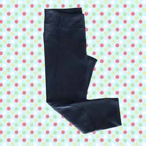 Athleta Capri Tights With Mesh Detail